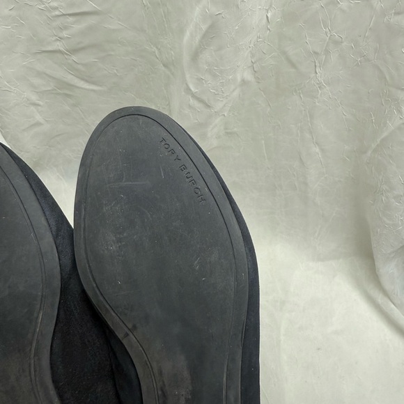 Tory Burch Navy Blue Loafers - Picture 7 of 8